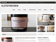 Tablet Screenshot of elitistreview.com